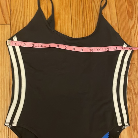 Adidas Black Bodysuit with White Stripes - Picture 13 of 15